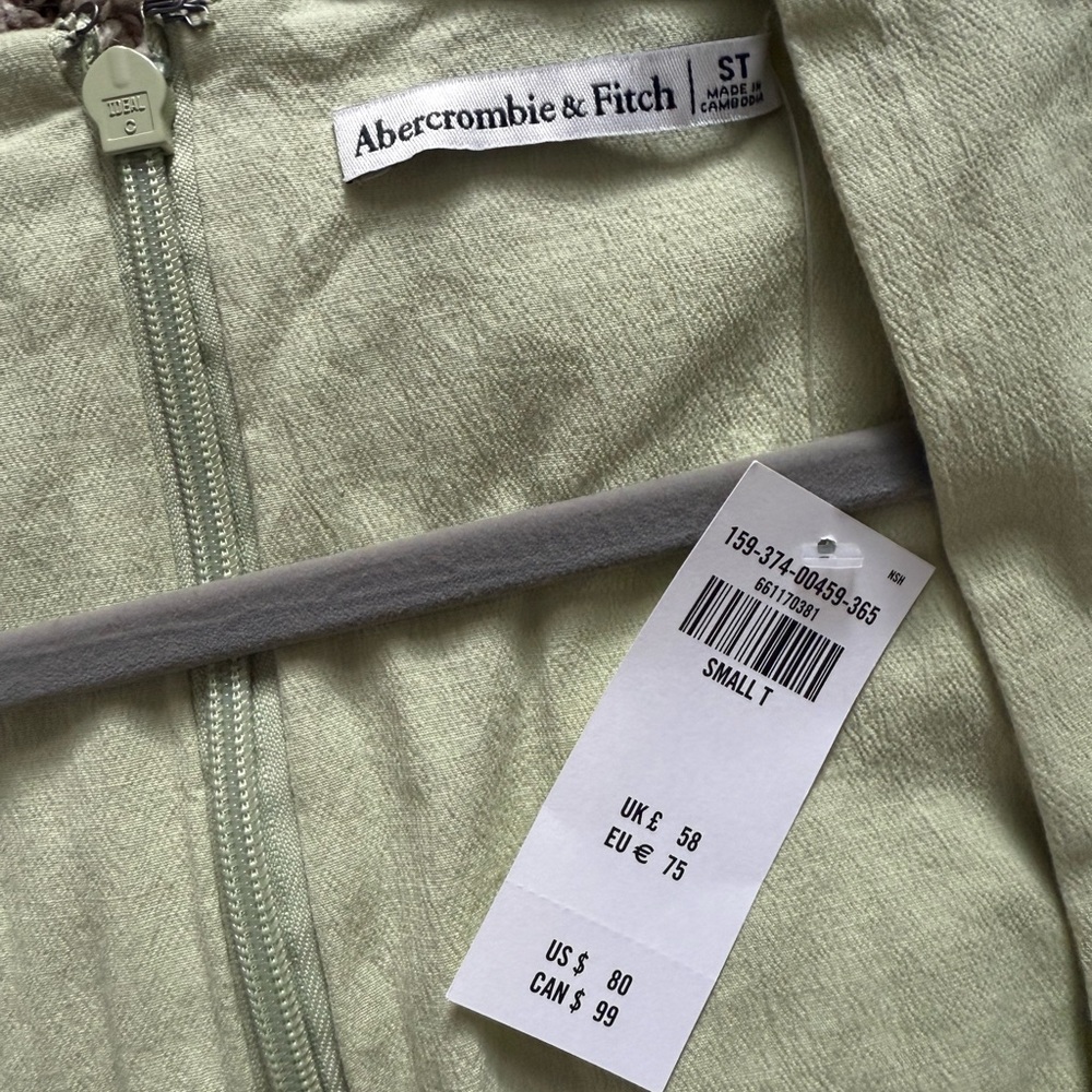 NWT Abercrombie Short-sleeve Stretch Mini Dress - Picture 6 of 6